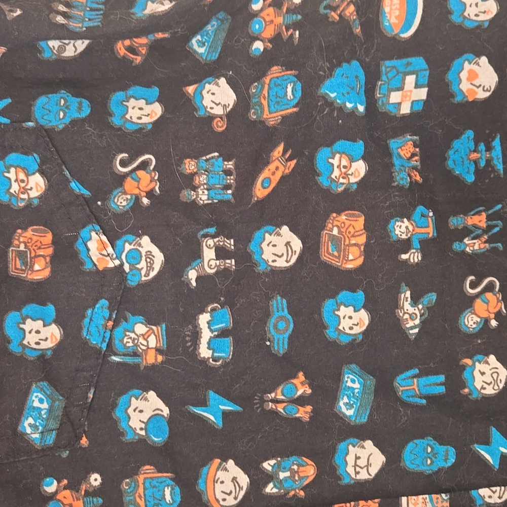 Bethesda Fallout Vault Boy Button Down‎ Shirt Men's Size Small - Picture 5 of 7